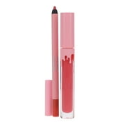 Kylie Cosmetics Matte Lip Kit - 302 Snow Way Bae , 2 Pc 0.10oz Matte Liquid Lipstick, 0.039oz Lip Liner