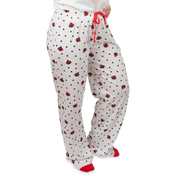 Pavilion Gift - Izzy & Owie - Ladybug - Patterned Adult Lounge Pajama ...