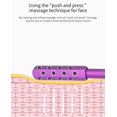 thumbnail image 3 of Facial Roller Betypura, masajeador facial refrescante de 24 piedras, color morado, 3 of 9