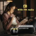 thumbnail image 5 of Réveil Radio avec Doubles Alarmes, Horloge de Chevet Numérique FM avec Fonction Snooze, Affichage LED 4, 5 of 5