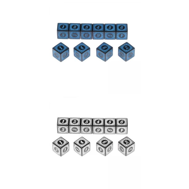 Set De 7 Dados Con Forma De Queso Para Juegos De Mesa – Impresos En 3D, Tamaños Variados, Perfectos Para Rol, Aula Y Noches De Juego En Familia