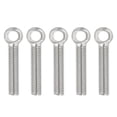 thumbnail image 1 of Uxcell 5Pcs M12x68mm Machinery Lifting Shoulder Eye Bolts Threaded Screw Eyebolt, 1 of 7