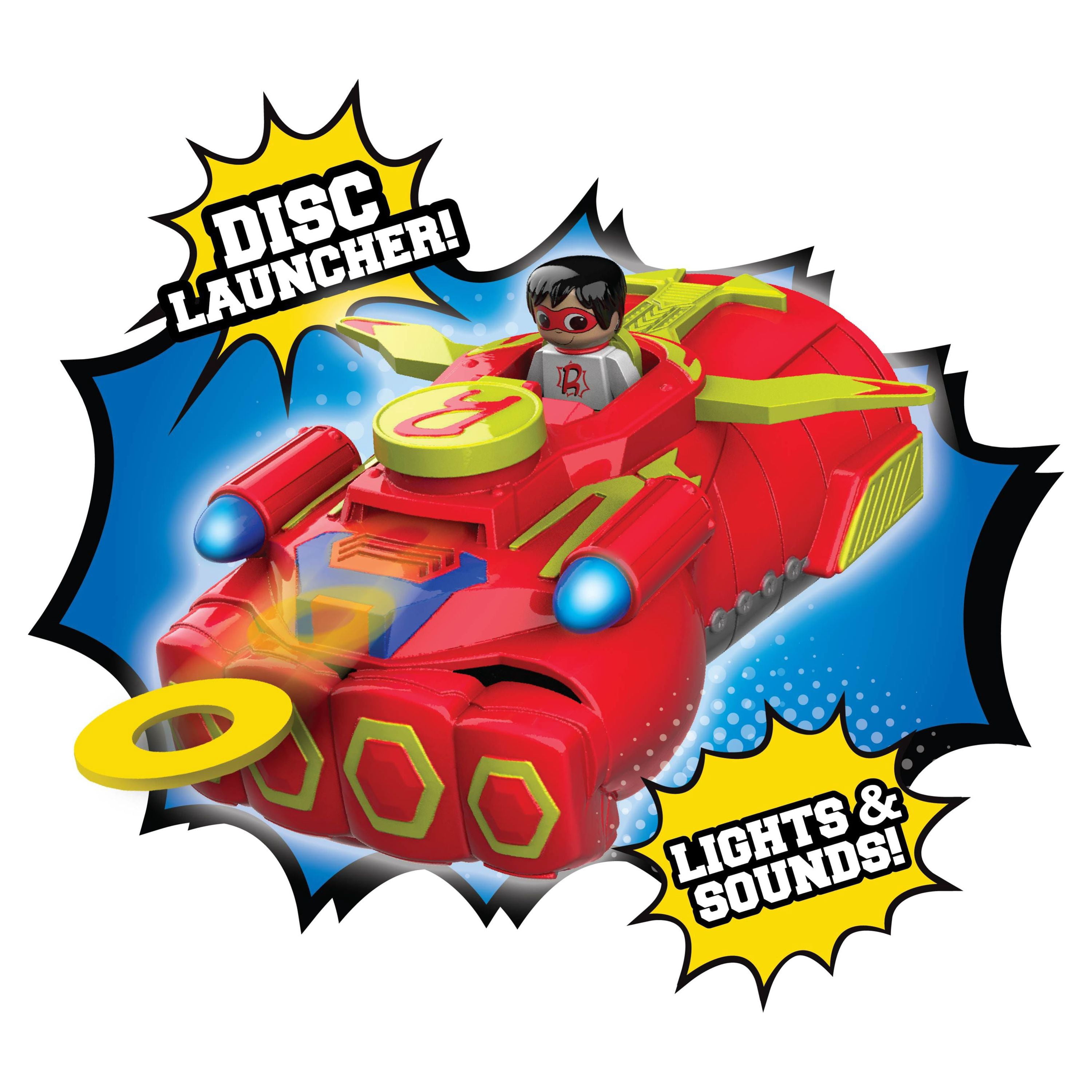 Ryan’s World Red Titan Lights and Sounds Gauntlet, Kids Toys for Ages 3 Up, Gifts and Presents