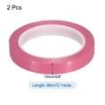 thumbnail image 2 of Uxcell 5/8" x 72 Yard Graphic Tape Whiteboard Tape Dry Erase Pinstripe Tape for Grid Chart, Pink 2 Pack, 2 of 5