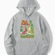 thumbnail image 1 of Sudadera con capucha con estampado de alienígena de cómic retro, sudaderas con capucha geniales para hombres, sudadera con capucha de diseño gráfico informal para hombres con bolsillo de canguro para, 1 of 4