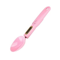 Stainless Steel Bowl, Ongmies Cat Food Scale Detachable Double Headed Spoon Scale White Dog Food Scale Household Kitchen Scale Food Scale Spoon Scale, Tableware, 1X Measuring Spoon