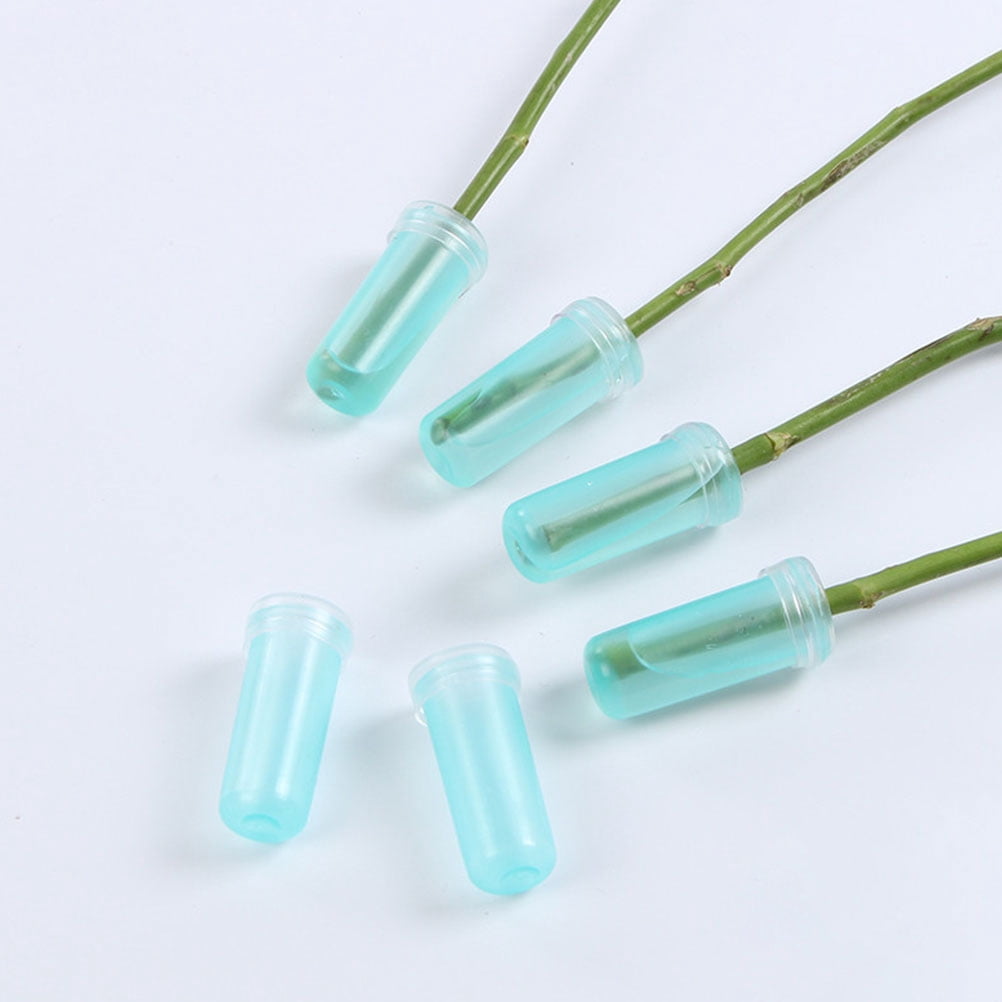 Masteelf 270 Pcs  Plastic Flower Tubes Florist Flower Tubes Practical Flower Water Tubes
