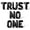 Black, variant on Letter Balloons - TRUST NO ONE 16" Inch Alphabet Letters Foil Mylar Balloon 1st Birthday Party Banner (Black)