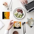 thumbnail image 1 of FMSHPON Happy Halloween Set of 4 Coaster for Drinks, Absorbent Ceramic Stone Coasters Cup Mat with Cork Base for Home Kitchen Room Coffee Table Bar Decor, 1 of 4