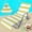 Yellow#3224, variant on Beach Chair Cover Microfiber | Solid Color & Stripe | Quick-Dry, Fade Resistant | 29x82in | Yellow, Blue, Green, Army Green | Summer Seaside Travel | Durable, Lightweight