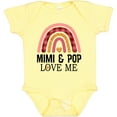 thumbnail image 3 of Inktastic Mimi and Pop Love Me Girls Granddaughter Rainbow Girls Baby Bodysuit, 3 of 5