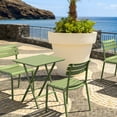 thumbnail image 2 of Compamia Helen Square Folding Bistro Table 24 inch Olive Green, 2 of 7