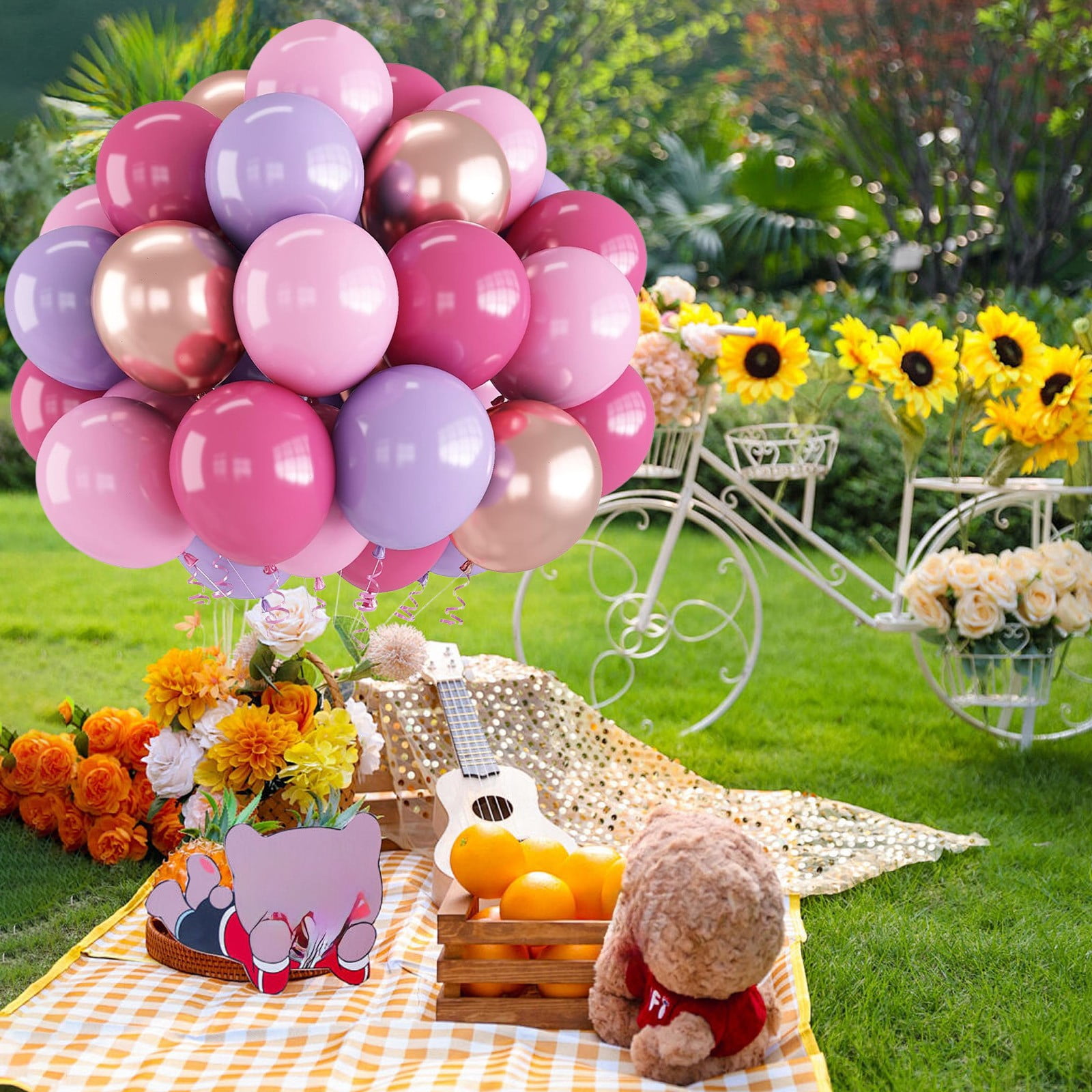 Lot De 30 Ballons Perforés Avec 2 Nœuds 40Cm Robustes Ballons Perforés  Accessoires De Fête D'Anniversaire Pour Enfants,Maria[CA25]   Beaux Arts et Loisirs créatifs