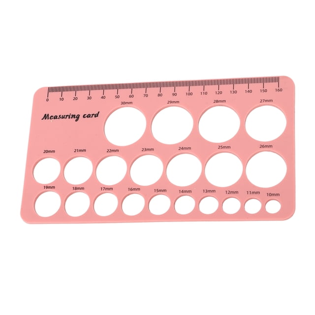 Herramienta de medición de brida de pecho, regla de medición de pezón para madres Herramienta de medición de pezón Regla de pezón de silicona Diseño de última generación