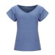 thumbnail image 4 of ICHUANYI Clearance Women's Fashion Tops Casual Loose Fit Tee Shirts Blouse Print V-neck Shirt(Blue, XL) Ichuanyi Ichuanyi, 4 of 9