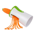 thumbnail image 2 of 2 Pc Spiral Funnel Vegetable Grater ABS Stainless Steel Carrot Cucumber Slicer Chopper Blade Cutter, 2 of 10