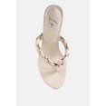 thumbnail image 4 of Melodrama Stiletto Heel Braided Thong Sandals, 4 of 10