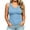 *Light Blue, variant on VBVC Women's Plus Ribbed V Neck Fitted Tank Tops , Ladies' Basic Sleeveless Camisole , Summer Casual Layering Shirts For Women, L-5XL