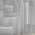 thumbnail image 5 of No. 918 Sora Print Modern Grid Semi-Sheer Grommet Curtain Panel, Gray, 40x84, 5 of 6