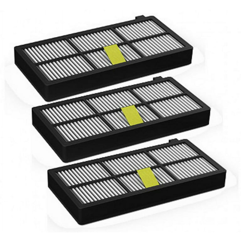 vhbw Set de 3x filtros compatible con iRobot Roomba 900, 980, 960  aspiradora - Filtro HEPA antialérgico
