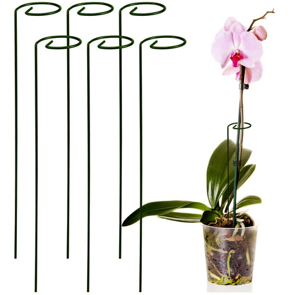 WORGEOUS  6 Pcs Plant Support Stakes Structures Garden Trellis For Climbing Plants Green