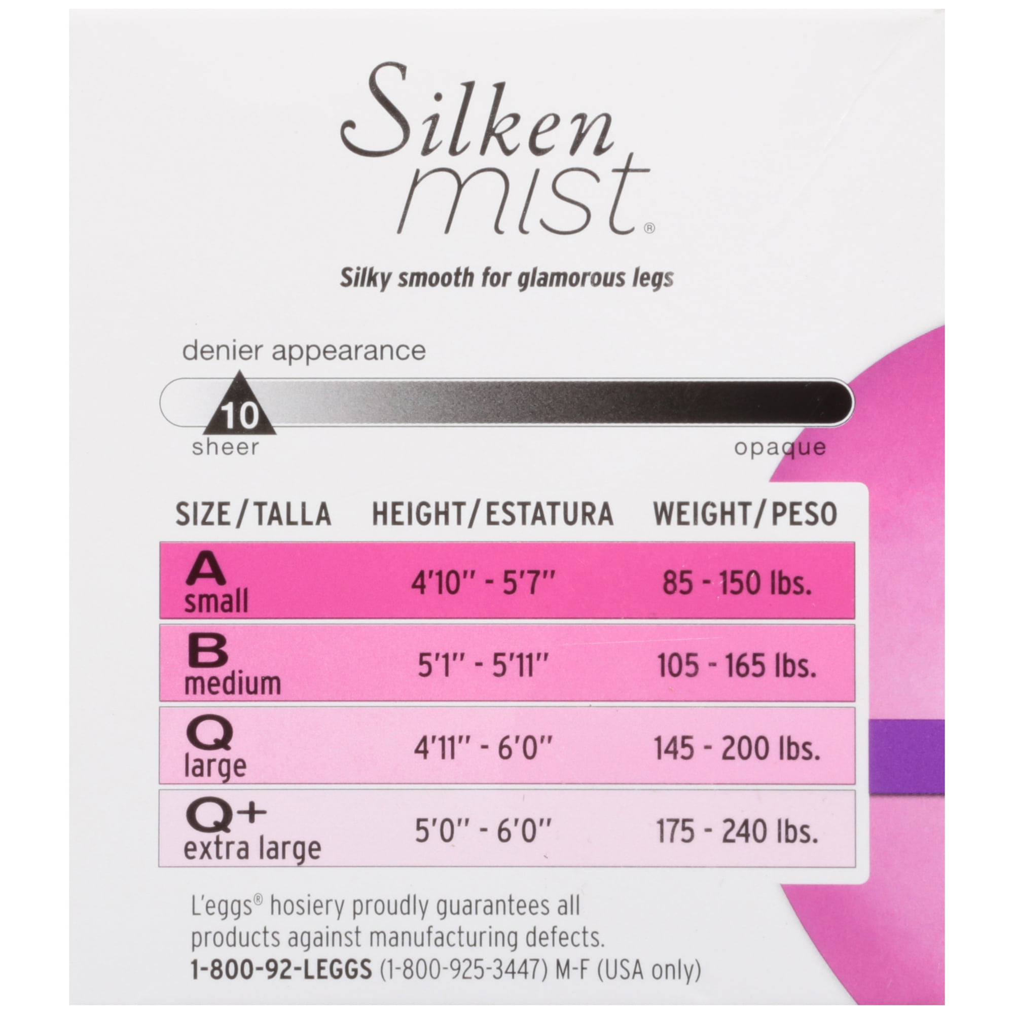 L'eggs Silken Mist Women's Control Top 2pk Pantyhose : Target