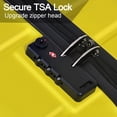 thumbnail image 5 of 28" Luggage Travel Suitcase with TSA Lock, Hardside Carry-on Luggage with Spinner Wheels, Carry On Luggage for Women Men Weekender, Yellow, 5 of 9