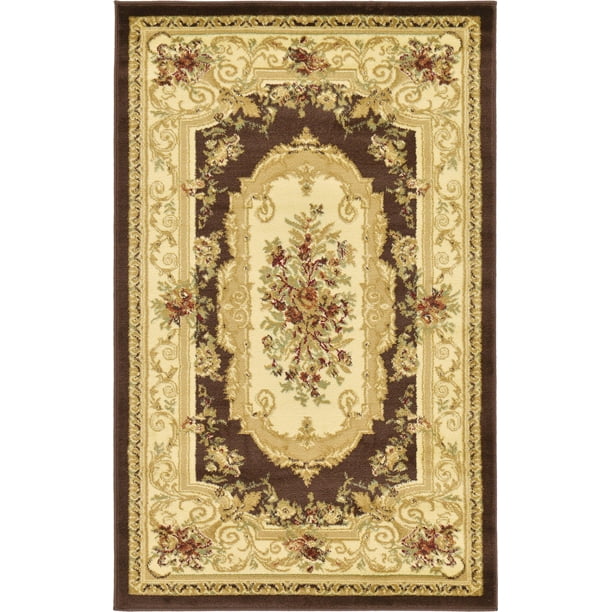 Unique Loom Henry Versailles Vintage Floral Area Rug or Runner