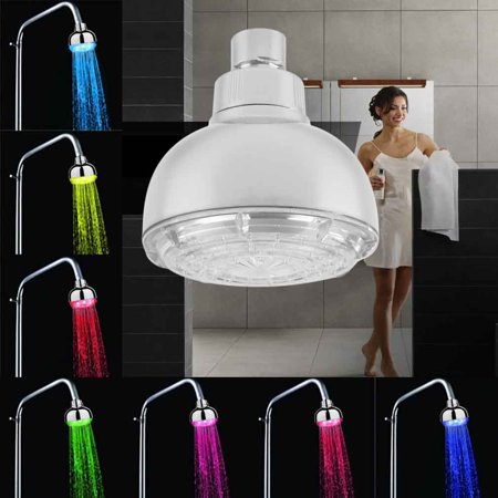 LED Light Shower Heads 7 Colors Changing Faucet Bathroom Showerhead ...