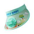 thumbnail image 4 of Sombrero con visera solar y ventilador, sombrero con ventilador de enfriamiento, protección solar recargable, sombrero portátil para el sol Verde, 4 of 9
