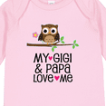 thumbnail image 4 of Inktastic My Gigi and Papa Love Me Granddaughter Girls Long Sleeve Baby Bodysuit, 4 of 5