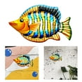 thumbnail image 3 of Decoración de la escultura de del metal de la decoración de pescados rico y de 3 piezas, 3 of 9