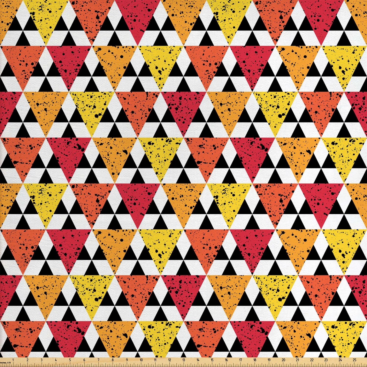 Geometric Fabric by The Yard, Angular Rhombuses and Triangles with