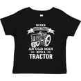thumbnail image 3 of Inktastic Old Man Tractor Boys Toddler T-Shirt, 3 of 5