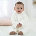 thumbnail image 4 of FDDMis Zipper Onesies 0-3 Months Toddler Girl Sweatsuit 6-12 Month Boy Clothes Girls' Overalls Side Snap Onesies Baby Boy Baby Long Sleeve Bodysuit Overalls for Toddler Girls Kids Coveralls 4t, 4 of 9