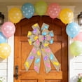 thumbnail image 5 of SLYNSHome Easter Bows for Wreaths Decorations Easter Tree Topper Bow for Spring Home Front Door Outdoor, 5 of 6