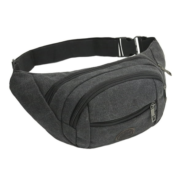Yannianjz Sac Bandoulière, Sac en Toile Léger Résistant à l'Eau, Sac Banane pour Hommes et Femmes, pour Course Randonnée Voyage Entraînement