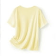 thumbnail image 3 of Mittory Women's Short Sleeve T-Shirts Casual Crewneck Tees with Pocket Summer Basic Tops, 3 of 5