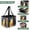 The Yellow Cat, variant on Collapsible Car Trunk Organizer with Handles 600D Oxford for Car Kitchen and Home Storage, Trifolium 13× 10.2×10.8inch