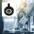 thumbnail image 1 of Luxshiny 2Pcs Black Rotary Hand Wheel for Machine Tools Durable and Safe Handwork Accessory, 1 of 8