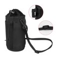 thumbnail image 3 of 1 bolsa negra para botella de agua, portabotellas universal para bicicleta con bolsillo de malla, portavasos de agua con bloqueo ajustable para motocicleta, silla de ruedas, scooter ER, 3 of 5