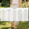 thumbnail image 4 of Asxite Toddler Girls Plaid Lace Detail Loose Breathable Casual Pants Elastic Waist Summer 5-15 Y, 4 of 7