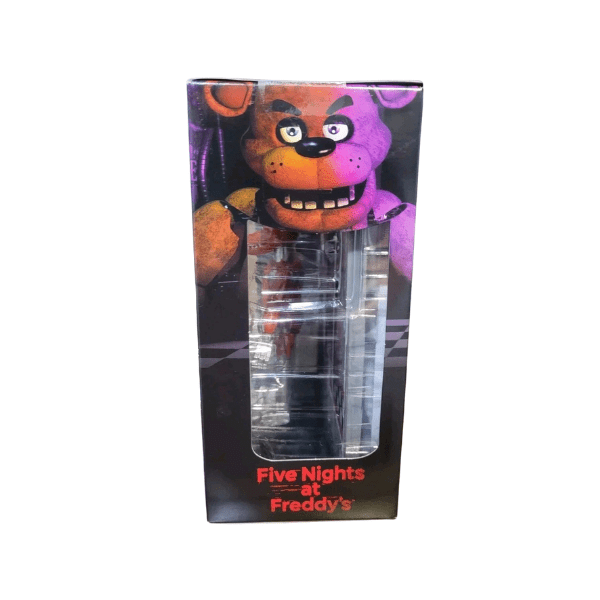 Five Nights at Freddy&rsquo;s Classic Foxy with Office Set 5-Inch Jazwares Action Figure with Jumpscare Feature, Glowing Eyes & Diorama
