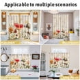 thumbnail image 5 of Mushrooms Kitchen Curtains Window Panels, Spring Floral Farmhouse Botanical Insulated Window Treatment Curtain, Grommet Curtains for Bedroom/Living Room/Bathroom, 2 Piece 42"Wx84"L, 5 of 8