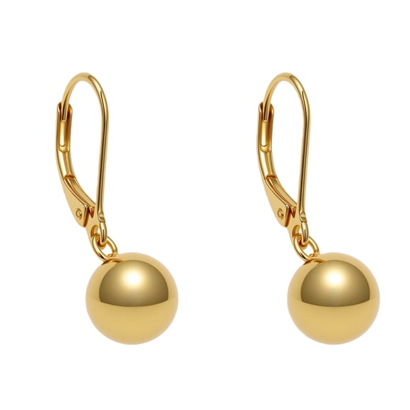 Earrings for Women 925 Sterling Silver Post Ball Dangle Earrings,Hypoallergenic Gold Plating Earings for Jewelry Gifts