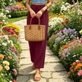 thumbnail image 5 of KIHOUT Womens Elastic Waist Capri Pants with Pockets Solid Color Casual Loose Fit Cropped Ankle Length Trousers for Summer Spring Daily Wear, 5 of 7