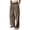 Coffee, variant on Men's Versatile Business Casual Loose Wide Leg Suit Pants, Casual Lightweight Dress Trousers with Pockets, Ideal for Business Meetings,Coffee,S