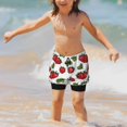 thumbnail image 7 of Cauagu Hand Drawn Strawberry Print Swim Trunks for Men,Youth Boys Swim Shorts Compression Liner Beach Shorts Boys' Swimming Shorts 7-20 Years Bathing Suit-X-Large, 7 of 7