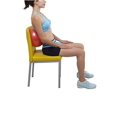 thumbnail image 2 of Pelota de ejercicio pequeña, mini pelota de fitness para barra, pilates, equilibrio, gimnasio, yoga, equilibrio, estabilidad, doblador físico, rojo, 2 of 2