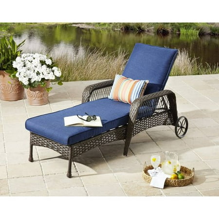 better homes & gardens colebrook outdoor chaise lounge